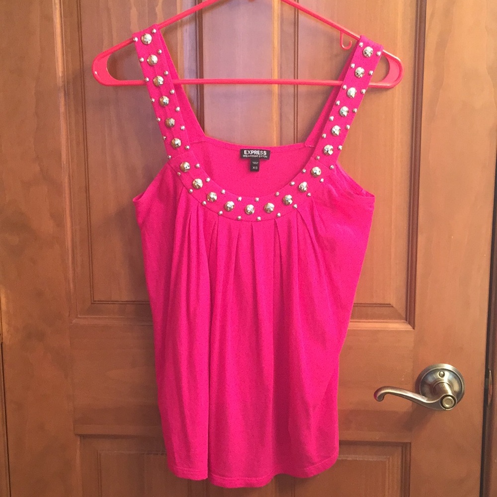 Pink jeweled tank